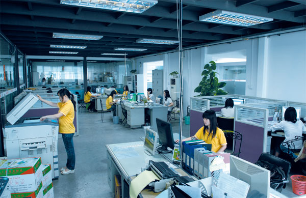 Daily workspace scene