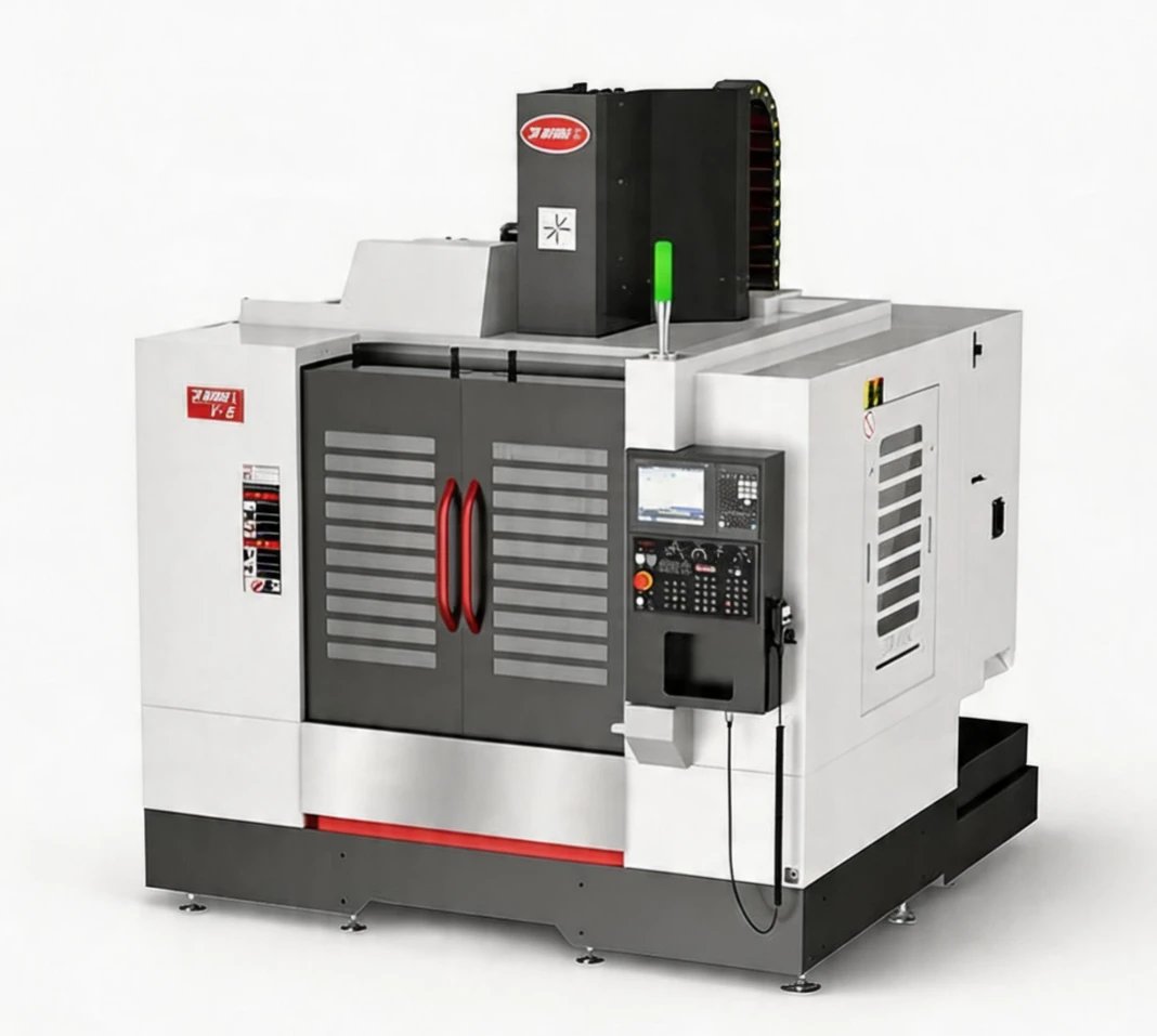 On-site photo of Jinhuale's vertical CNC machining centre